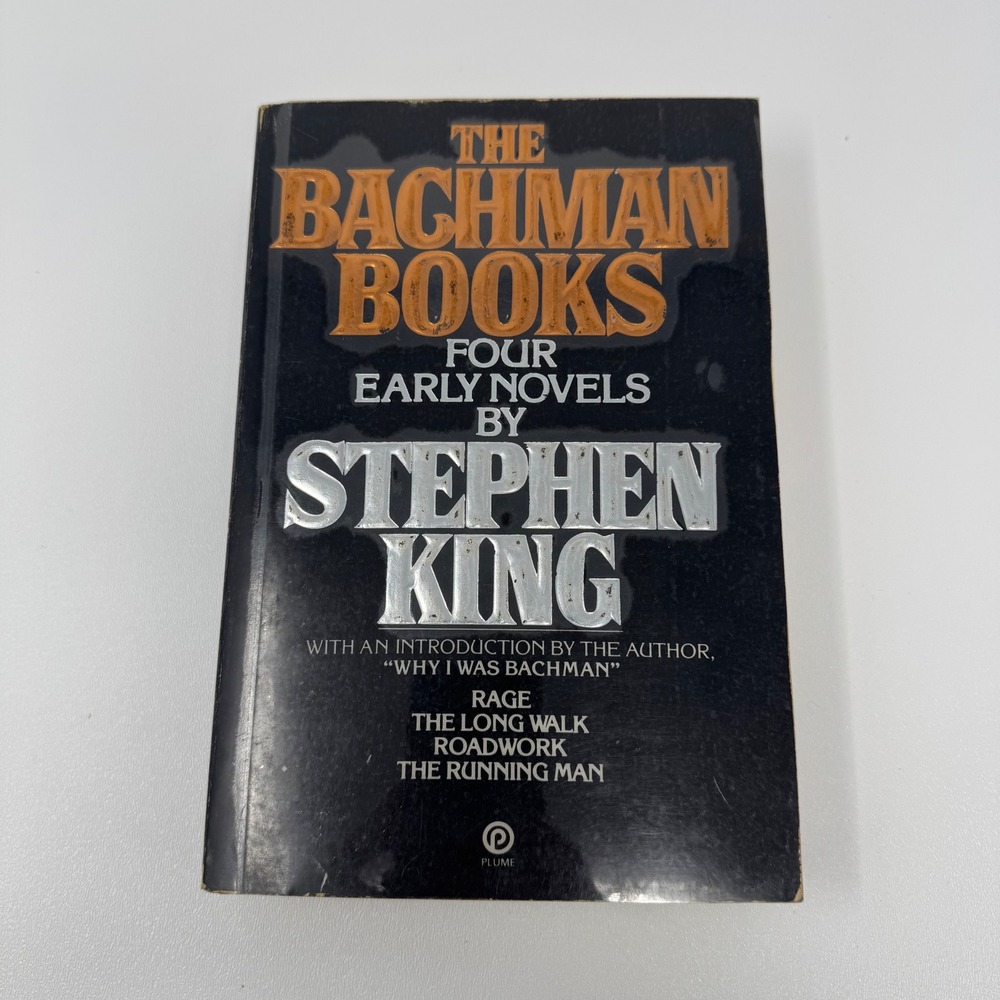The Bachman Books Stephen King Rage Long Walk Roadwork Running Man Plume 1st Ed